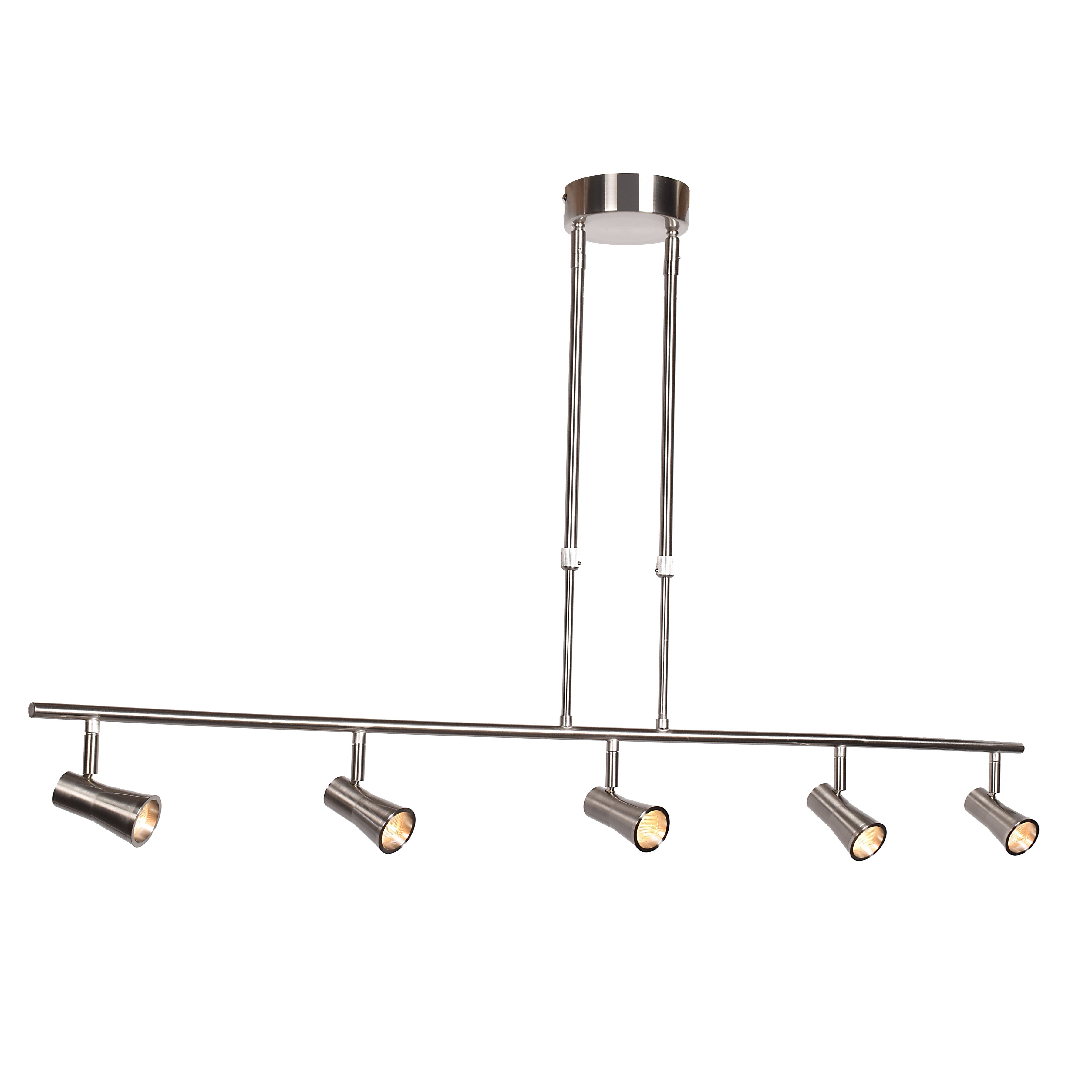 Sleek 5 Light LED Pendant Spotlight