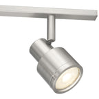 Lincoln 3 Light Adjustable LED Track, Brushed Steel