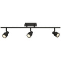 Lincoln 3 Light Adjustable LED Track, Matte Black