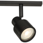Lincoln 3 Light Adjustable LED Track, Matte Black