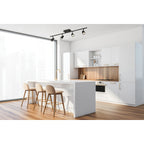 Access Lighting Lincoln 4 Light Adjustable LED Track, Brushed Steel, image 7