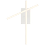 Duo Adjustable LED Semi-Flush, Matte White / 15W