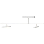 Duo Adjustable LED Semi-Flush, Matte White / 29W