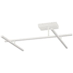 Duo Adjustable LED Semi-Flush, Matte White / 29W