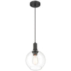 Chantelle 1 Light Pendant, Matte Black