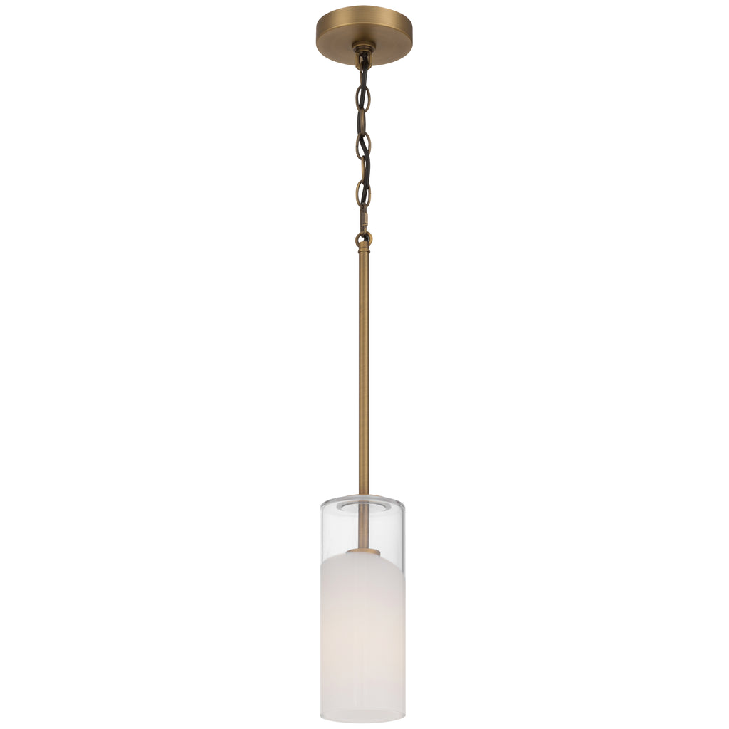 Ole' 1 Light Pendant, Antique Brushed Brass