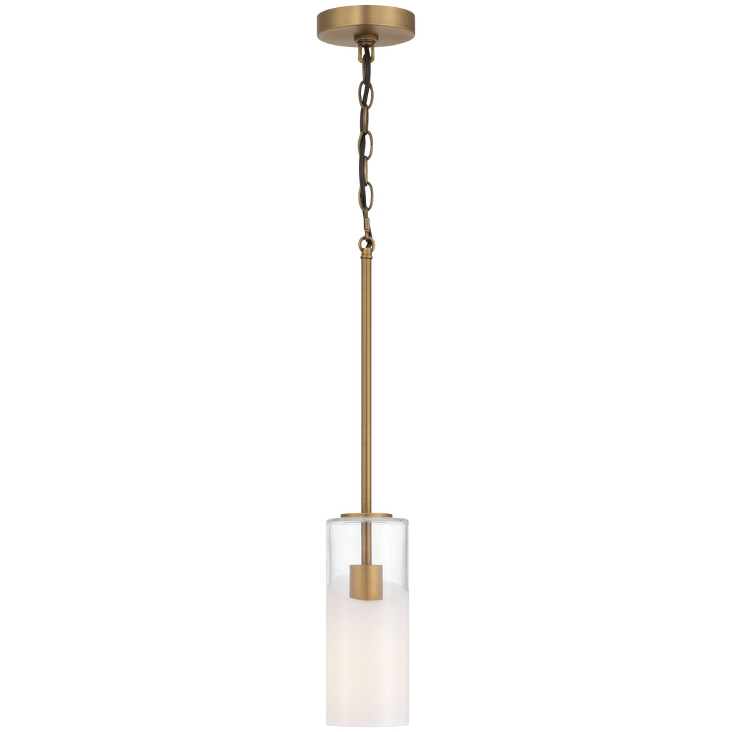 Ole' 1 Light Pendant, Antique Brushed Brass