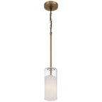 Ole' 1 Light Pendant, Antique Brushed Brass