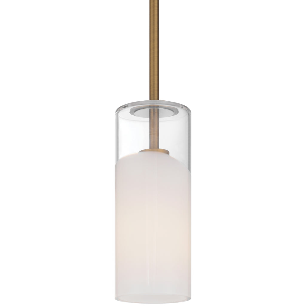 Ole' 1 Light Pendant, Antique Brushed Brass