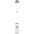 Ole' 1 Light Pendant, Brushed Steel
