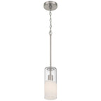Ole' 1 Light Pendant, Brushed Steel