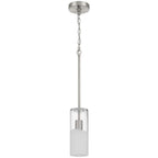 Ole' 1 Light Pendant, Brushed Steel
