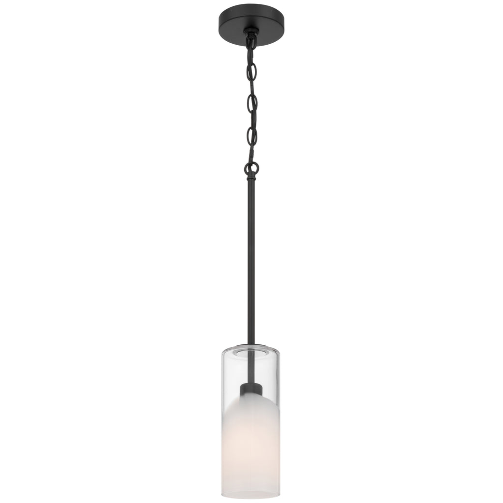 Ole' 1 Light Pendant, Matte Black
