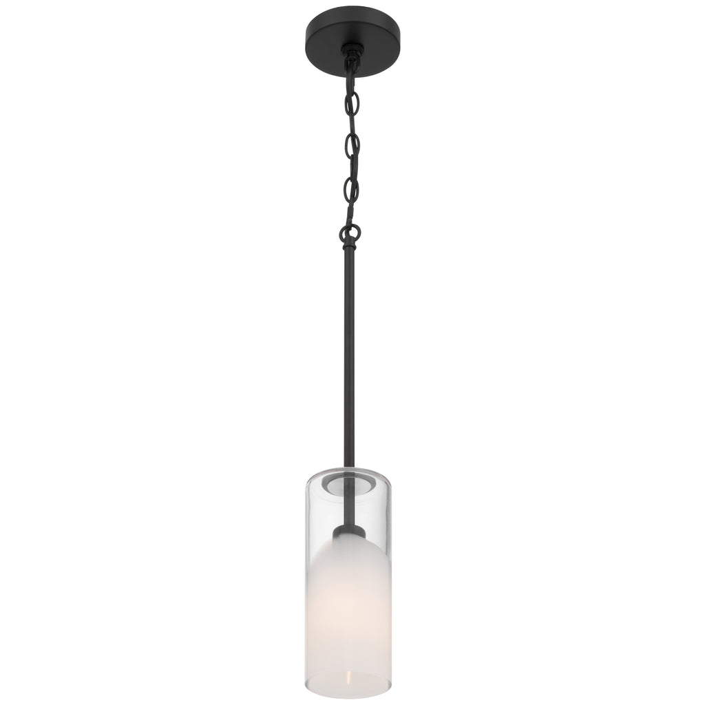 Ole' 1 Light Pendant, Matte Black