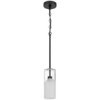 Ole' 1 Light Pendant, Matte Black