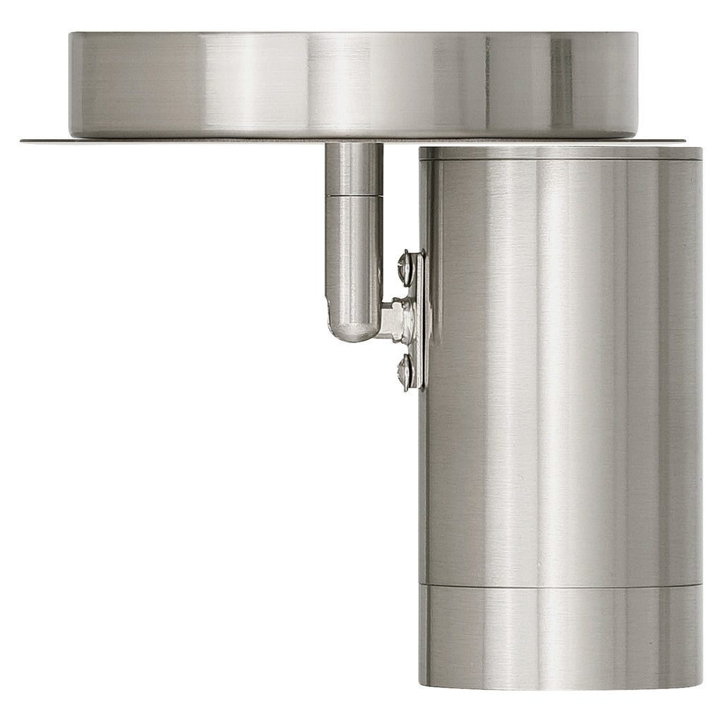 Prado 1 Light Adjustable LED Flush Mount, Brushed Steel