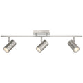 Prado 3 Light Adjustable LED Track, Brushed Steel