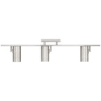 Prado 3 Light Adjustable LED Track, Brushed Steel