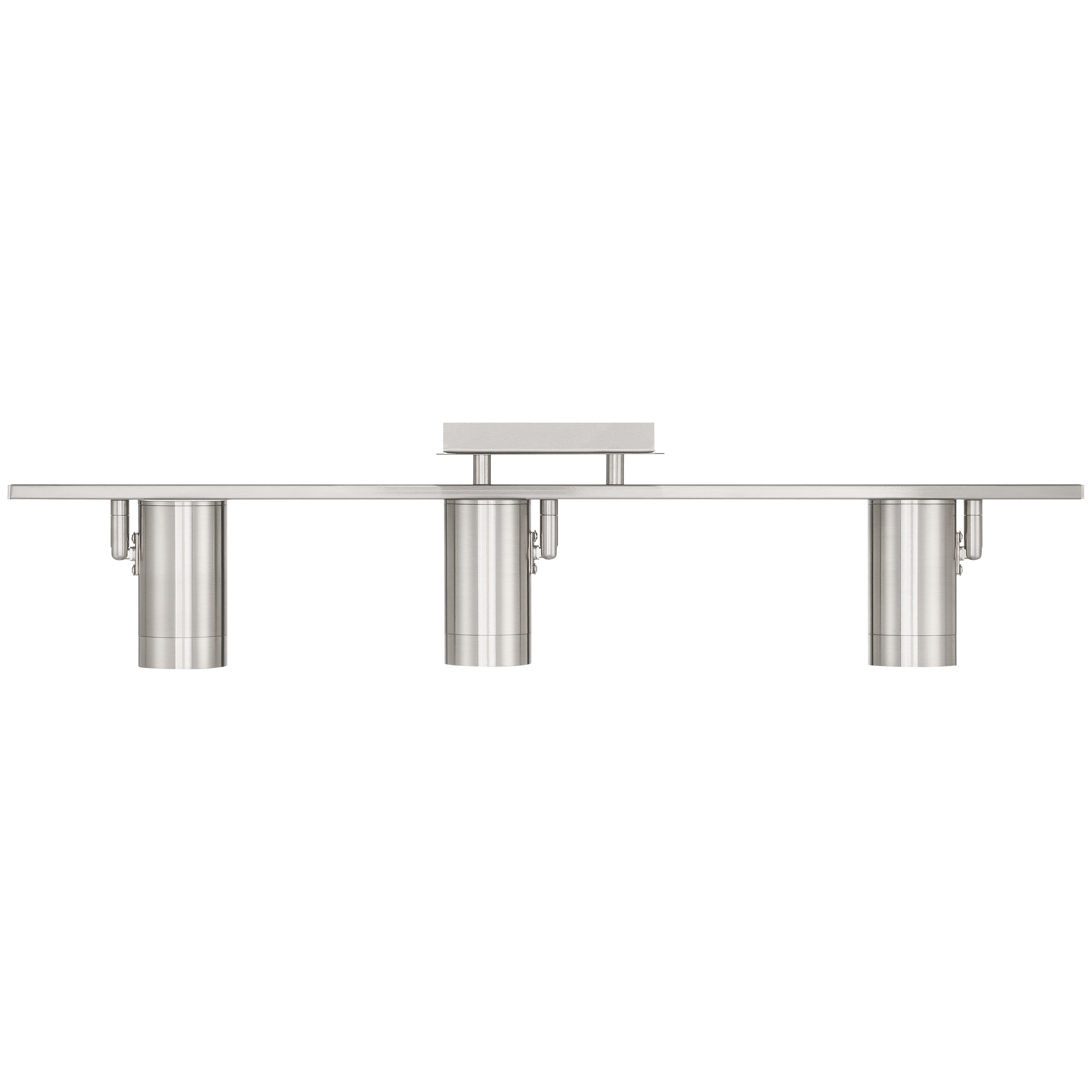 Prado 3 Light Adjustable LED Track, Brushed Steel