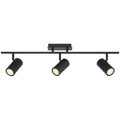 Prado 3 Light Adjustable LED Track, Matte Black