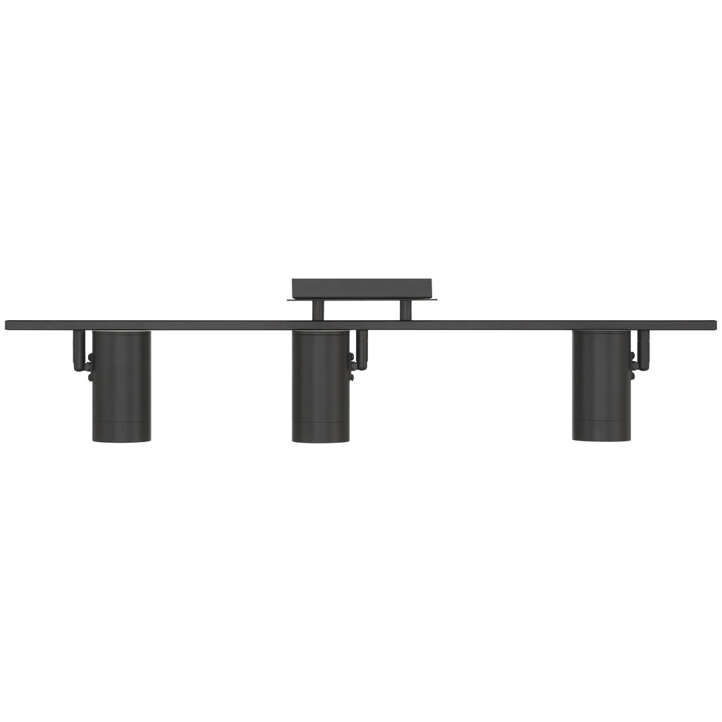 Prado 3 Light Adjustable LED Track, Matte Black