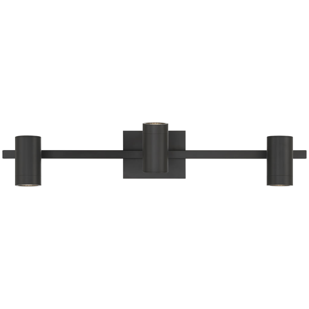 Prado 3 Light Adjustable LED Track, Matte Black
