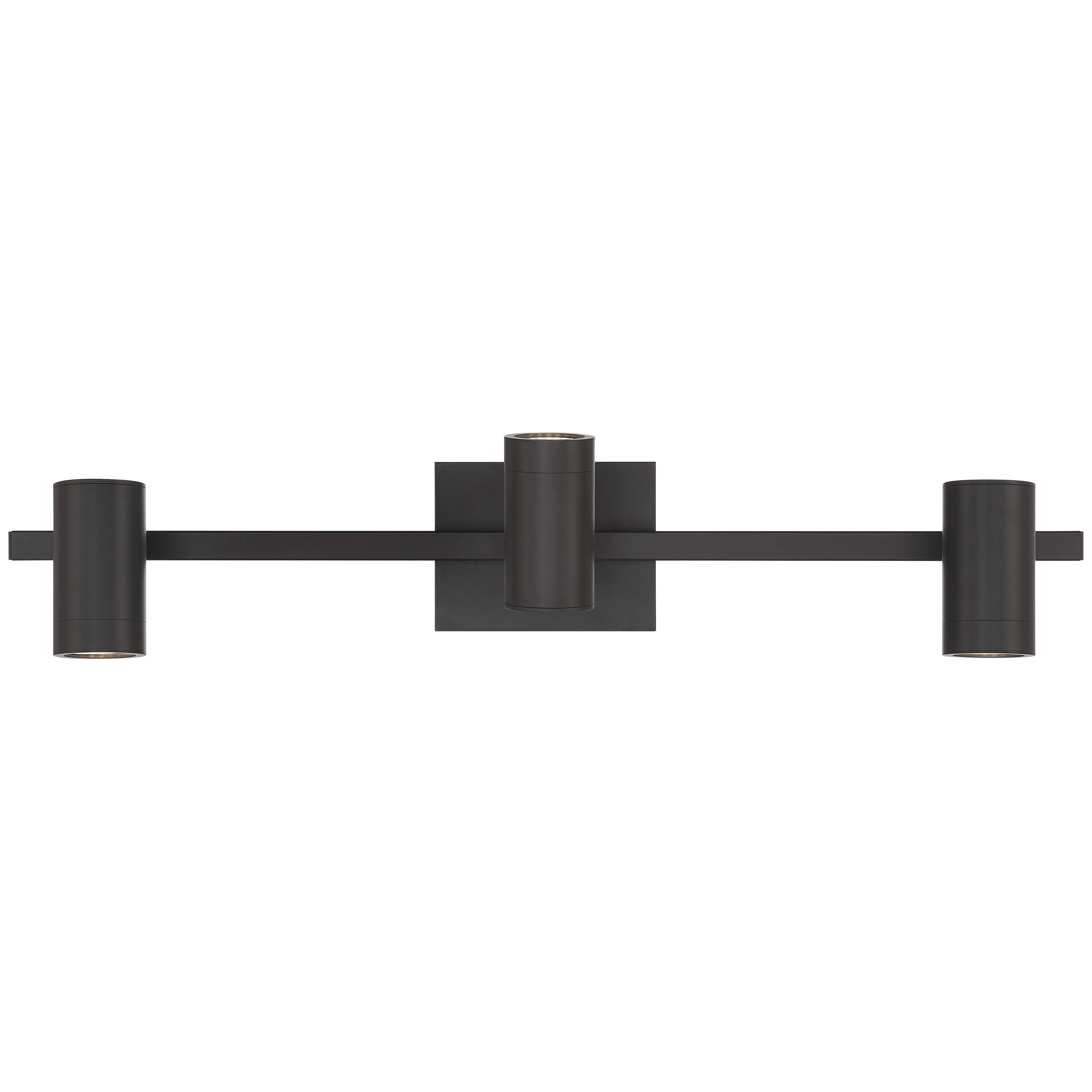 Prado 3 Light Adjustable LED Track, Matte Black