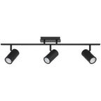 Prado 3 Light Adjustable LED Track, Matte Black