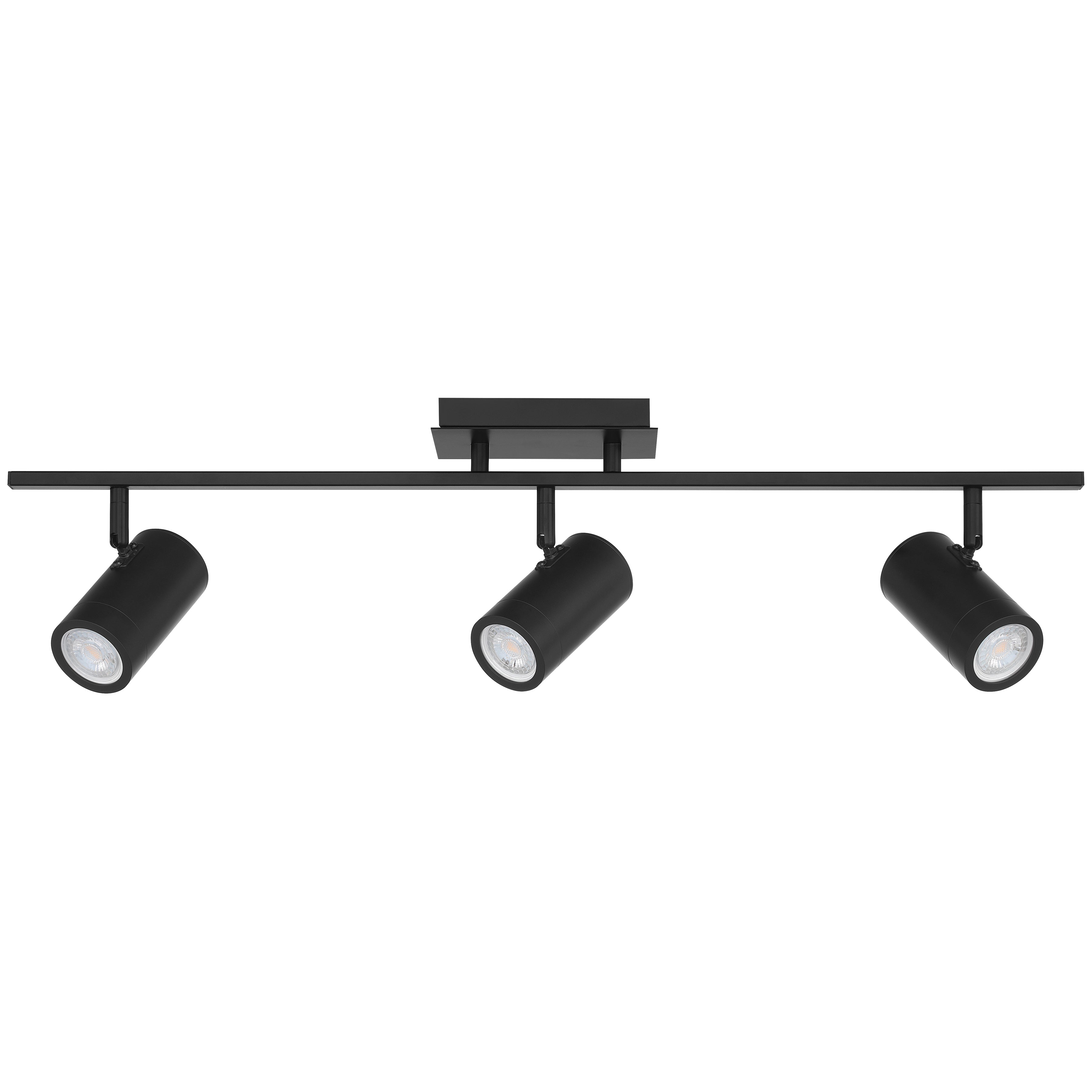 Prado 3 Light Adjustable LED Track, Matte Black