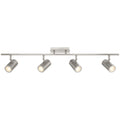 Prado 4 Light Adjustable LED Track, Brushed Steel