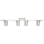 Prado 4 Light Adjustable LED Track, Brushed Steel