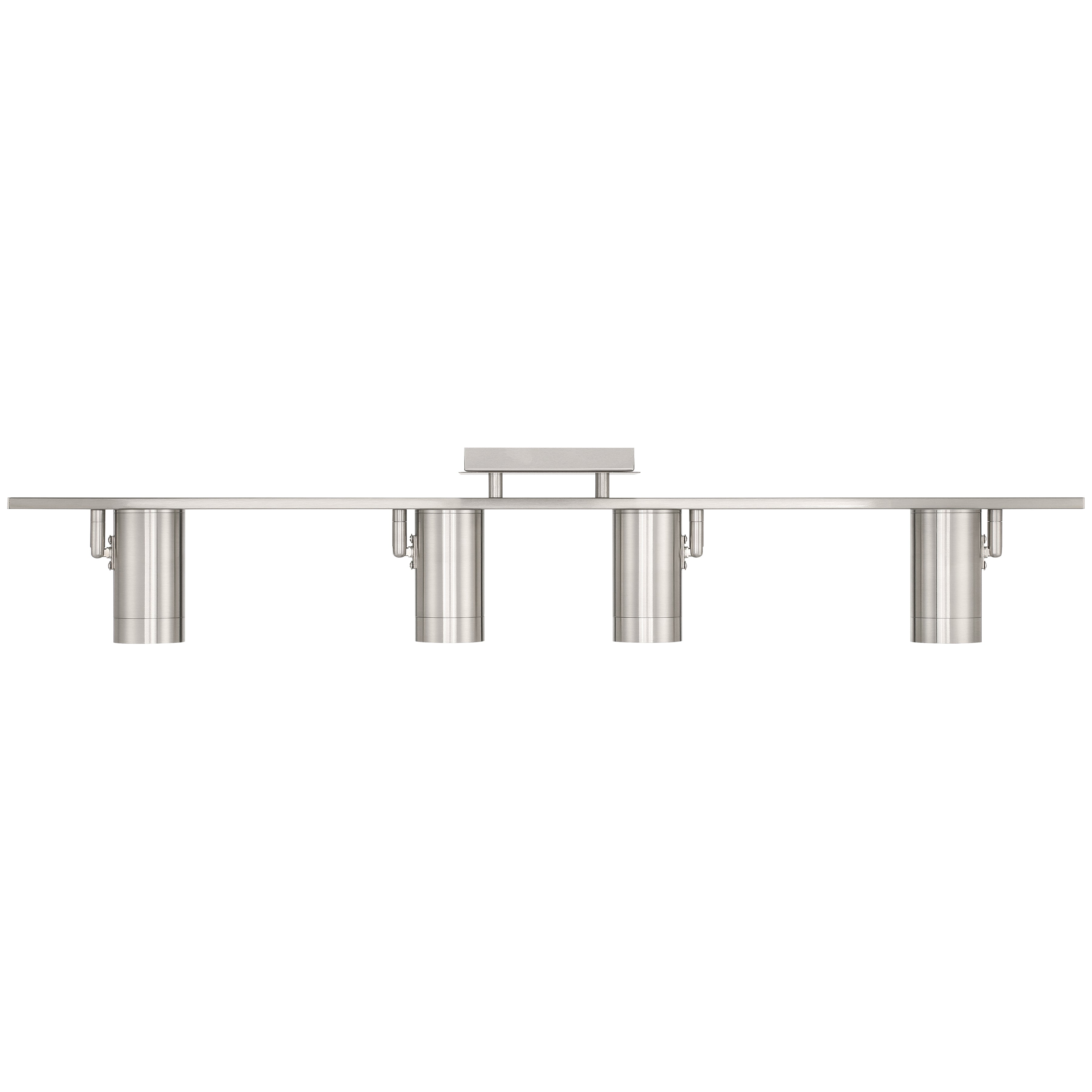 Prado 4 Light Adjustable LED Track, Brushed Steel