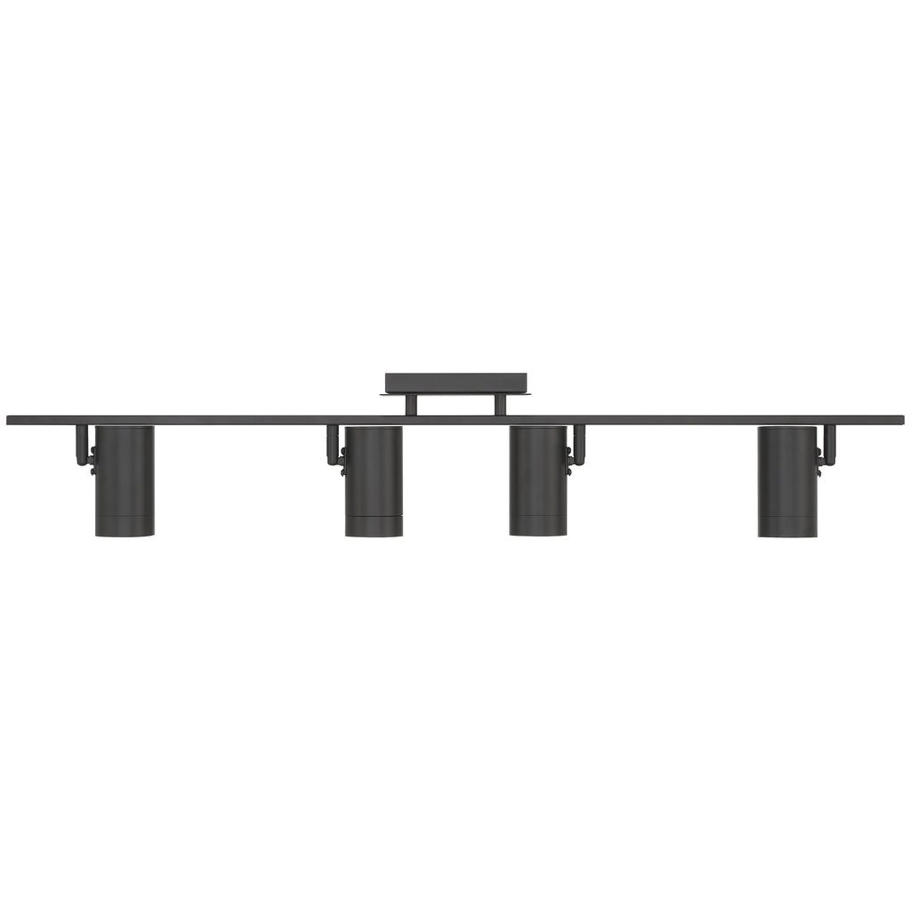 Prado 4 Light Adjustable LED Track, Matte Black