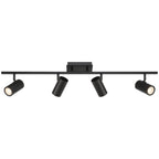 Prado 4 Light Adjustable LED Track, Matte Black