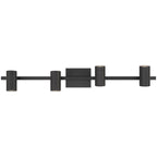 Prado 4 Light Adjustable LED Track, Matte Black