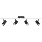 Prado 4 Light Adjustable LED Track, Matte Black