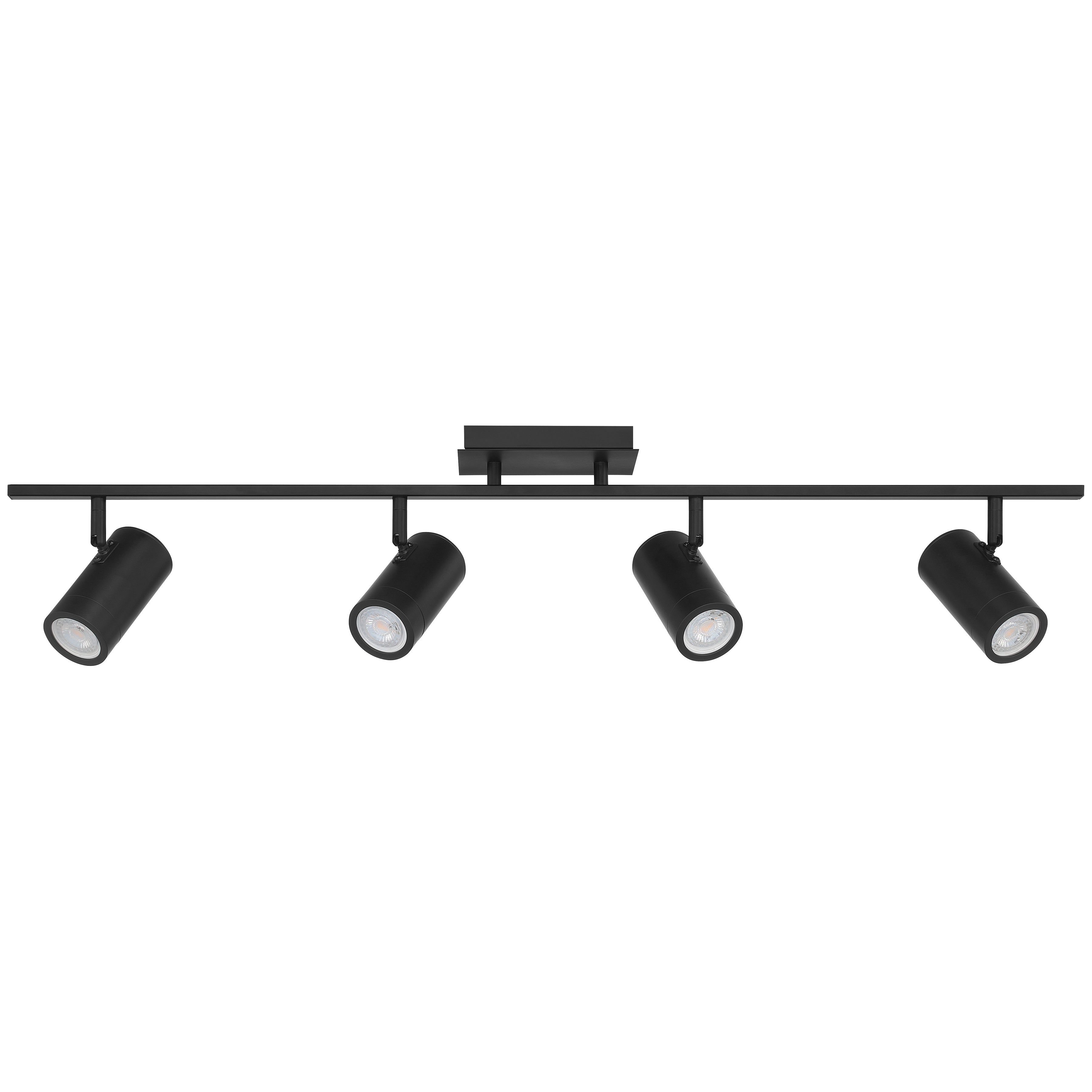 Prado 4 Light Adjustable LED Track, Matte Black