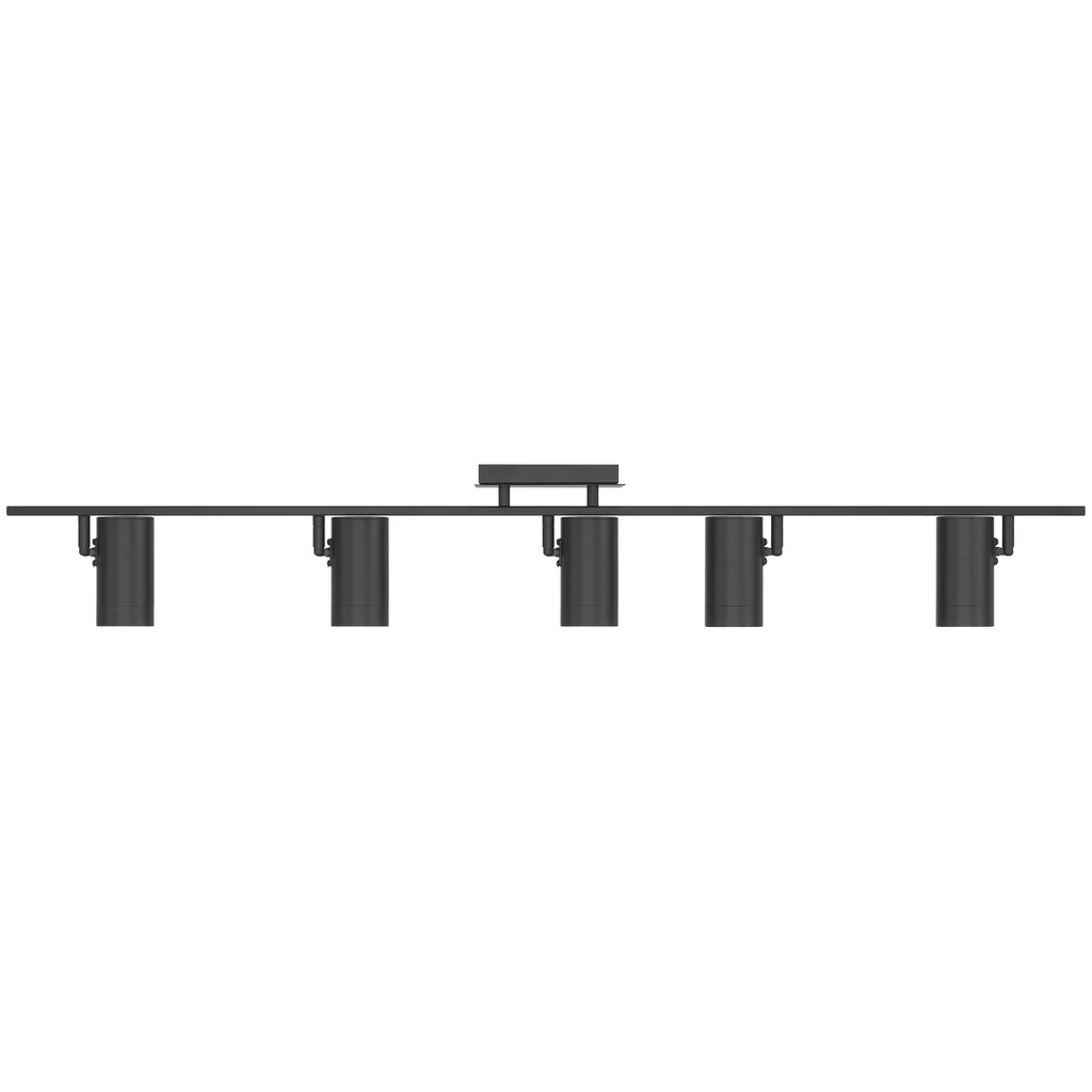 Prado 5 Light Adjustable LED Track, Matte Black