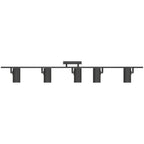 Prado 5 Light Adjustable LED Track, Matte Black