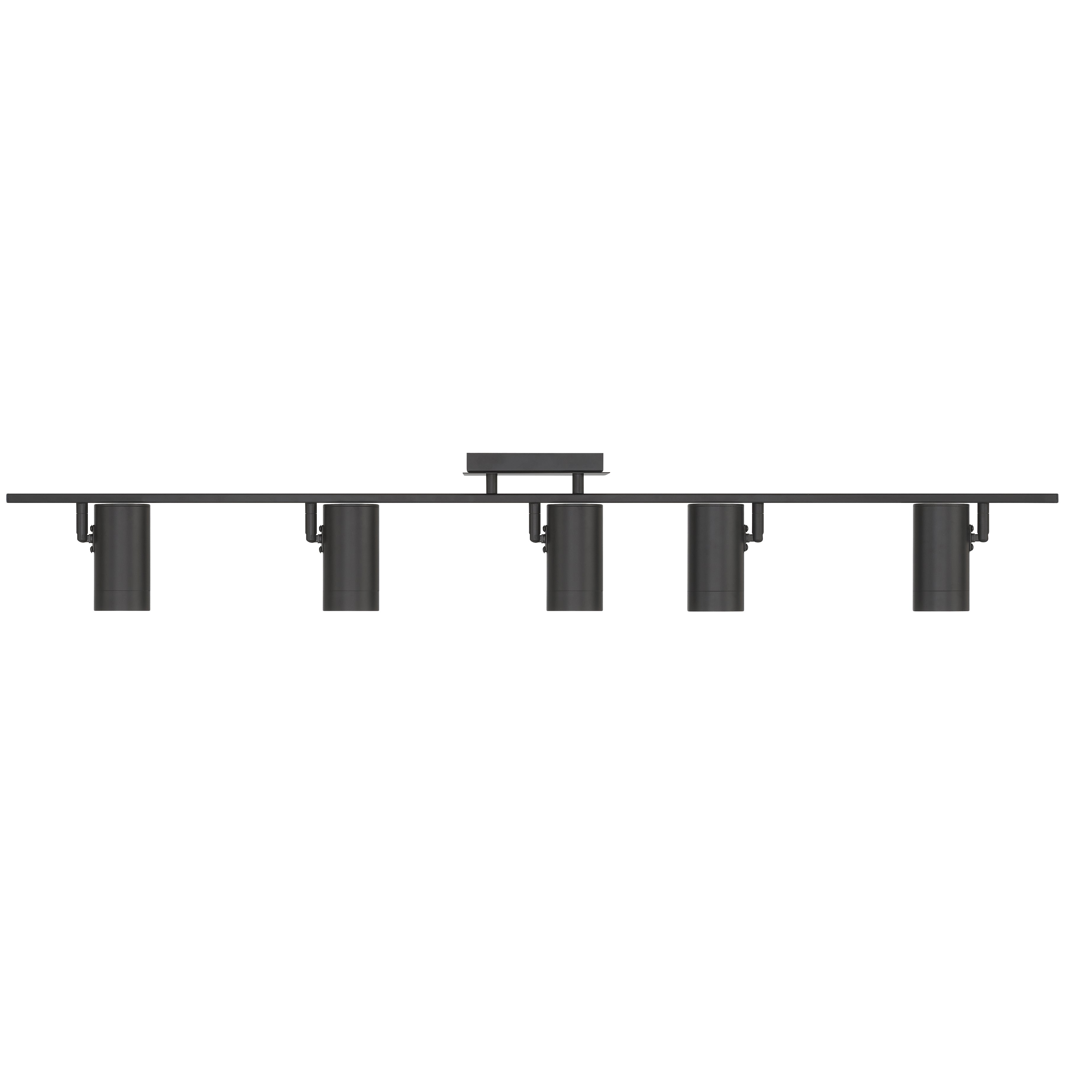 Prado 5 Light Adjustable LED Track, Matte Black