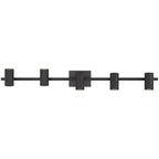 Prado 5 Light Adjustable LED Track, Matte Black