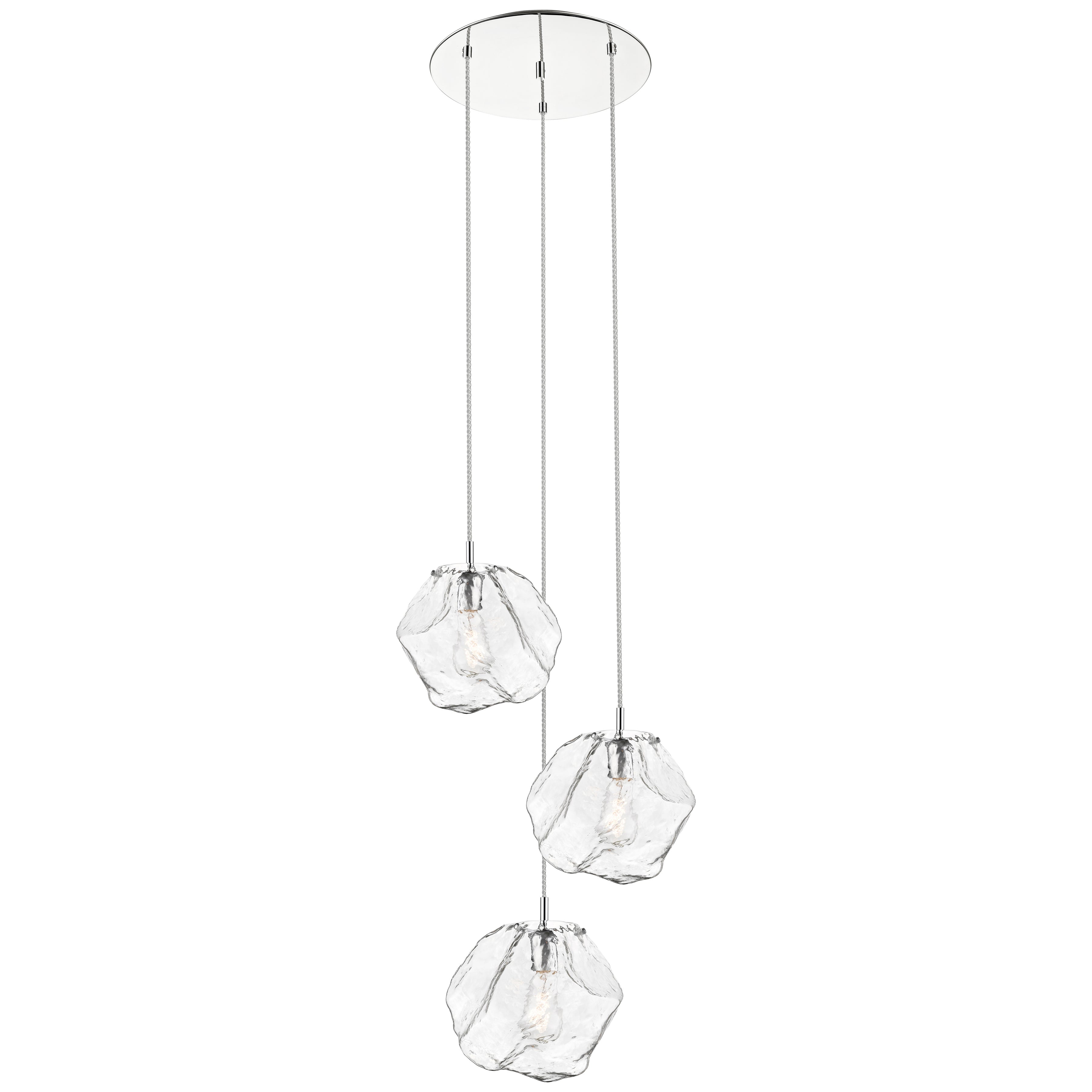 Boulder 3 Light LED Pendant
