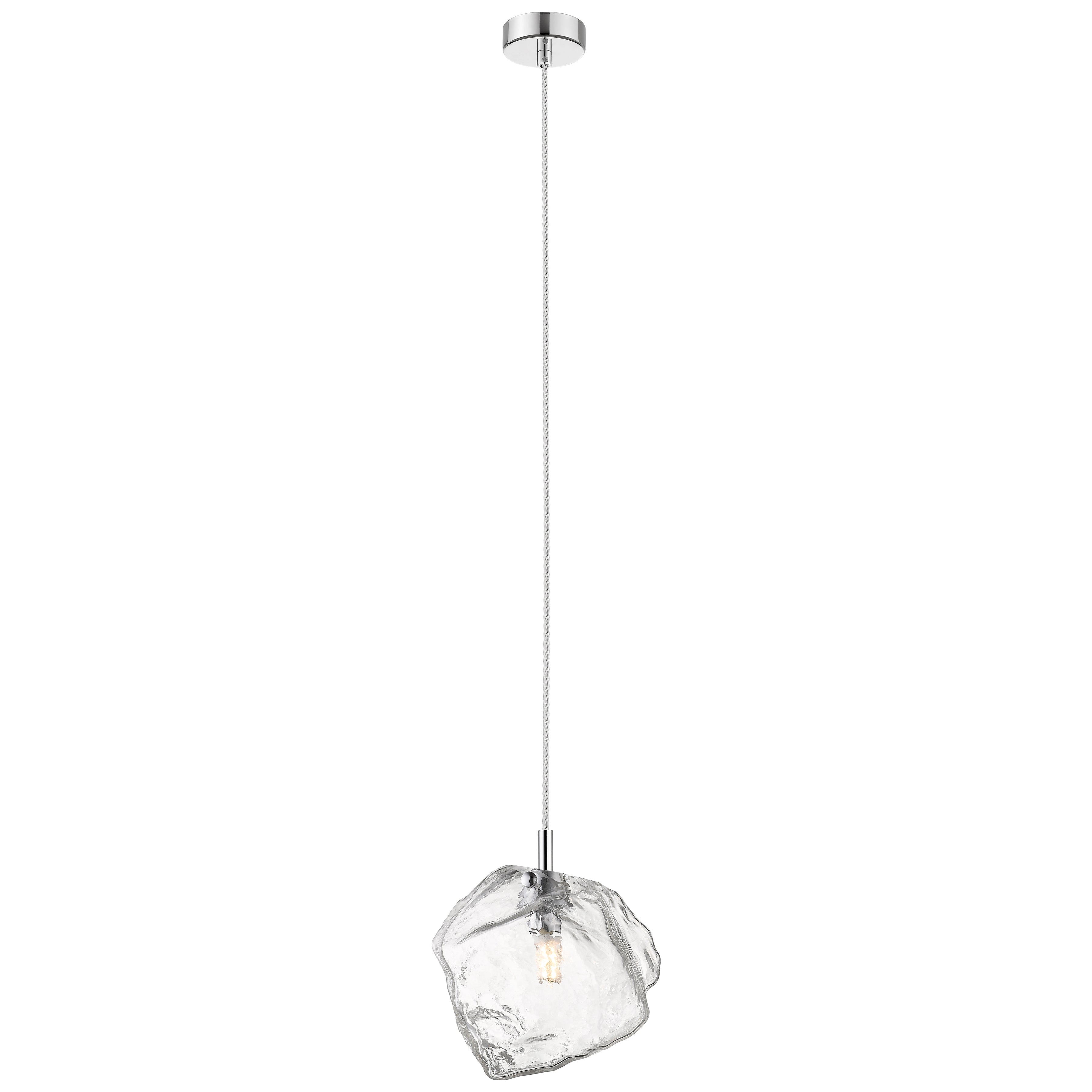Boulder LED Pendant, 6.75"