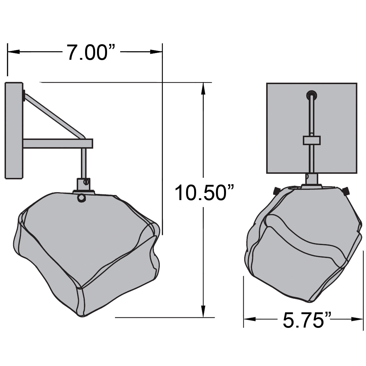 Access Lighting Boulder 1 Light LED Wall Sconce & Vanity, image 3