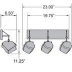 Access Lighting Boulder 3 Light LED Vanity, image 2