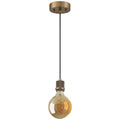 Port Nine Bare G40 LED Pendant, Antique Brushed Brass