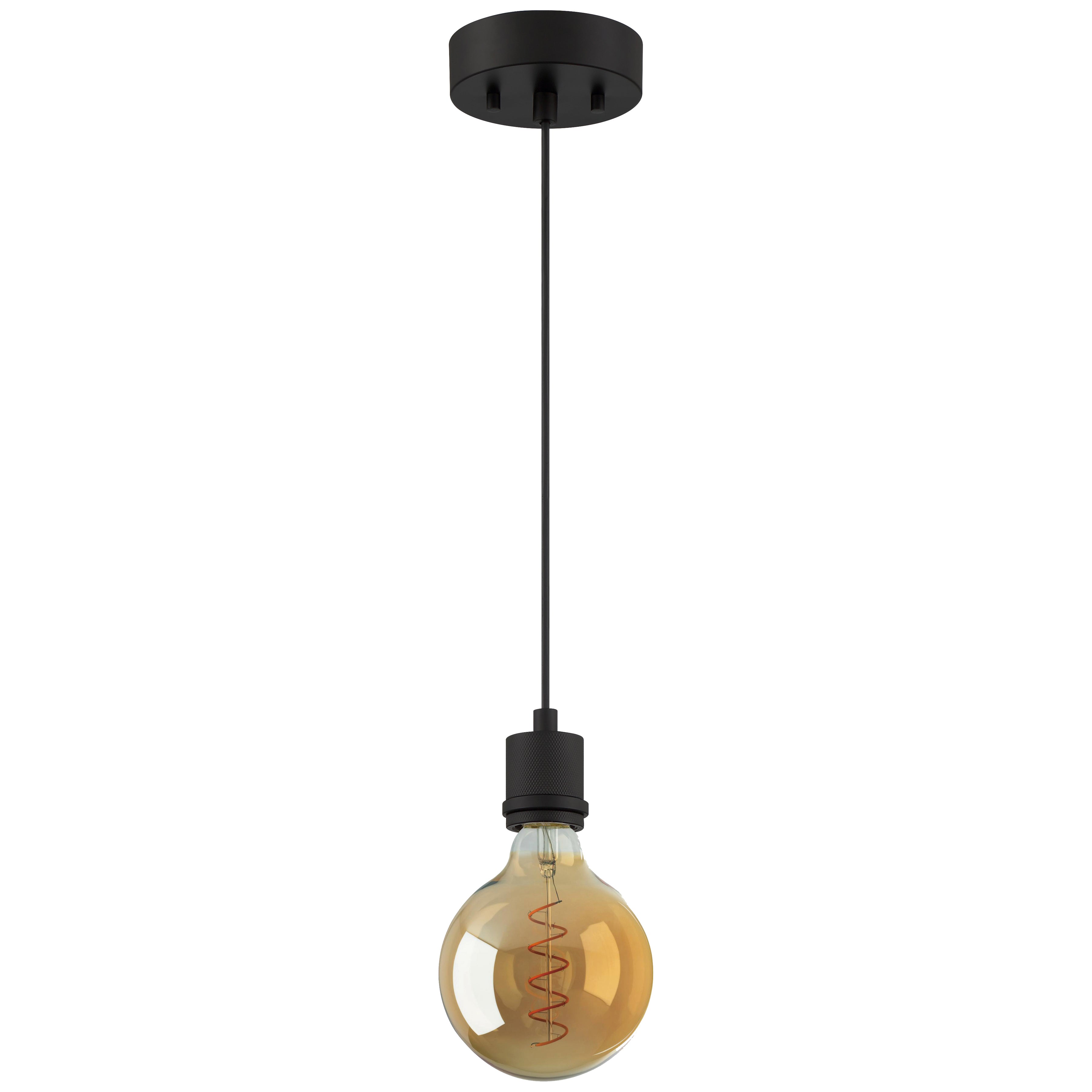 Port Nine Bare G40 LED Pendant, Matte Black