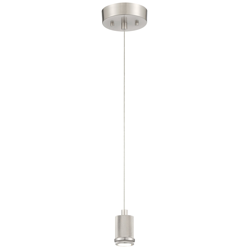 Access Lighting Port Nine Stark LED Pendant, Brushed Steel