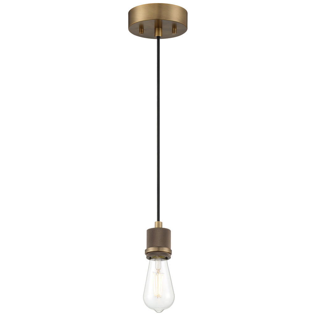 Access Lighting Port Nine Bare LED Pendant, Antique Brushed Brass