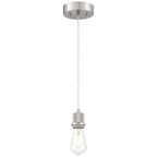 Access Lighting Port Nine Bare LED Pendant, Brushed Steel